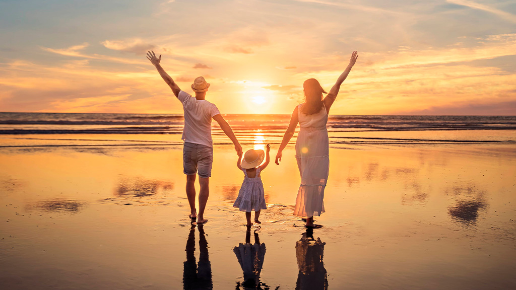 ¿Existe una ciudad de playa segura en México para que una familia la visite?