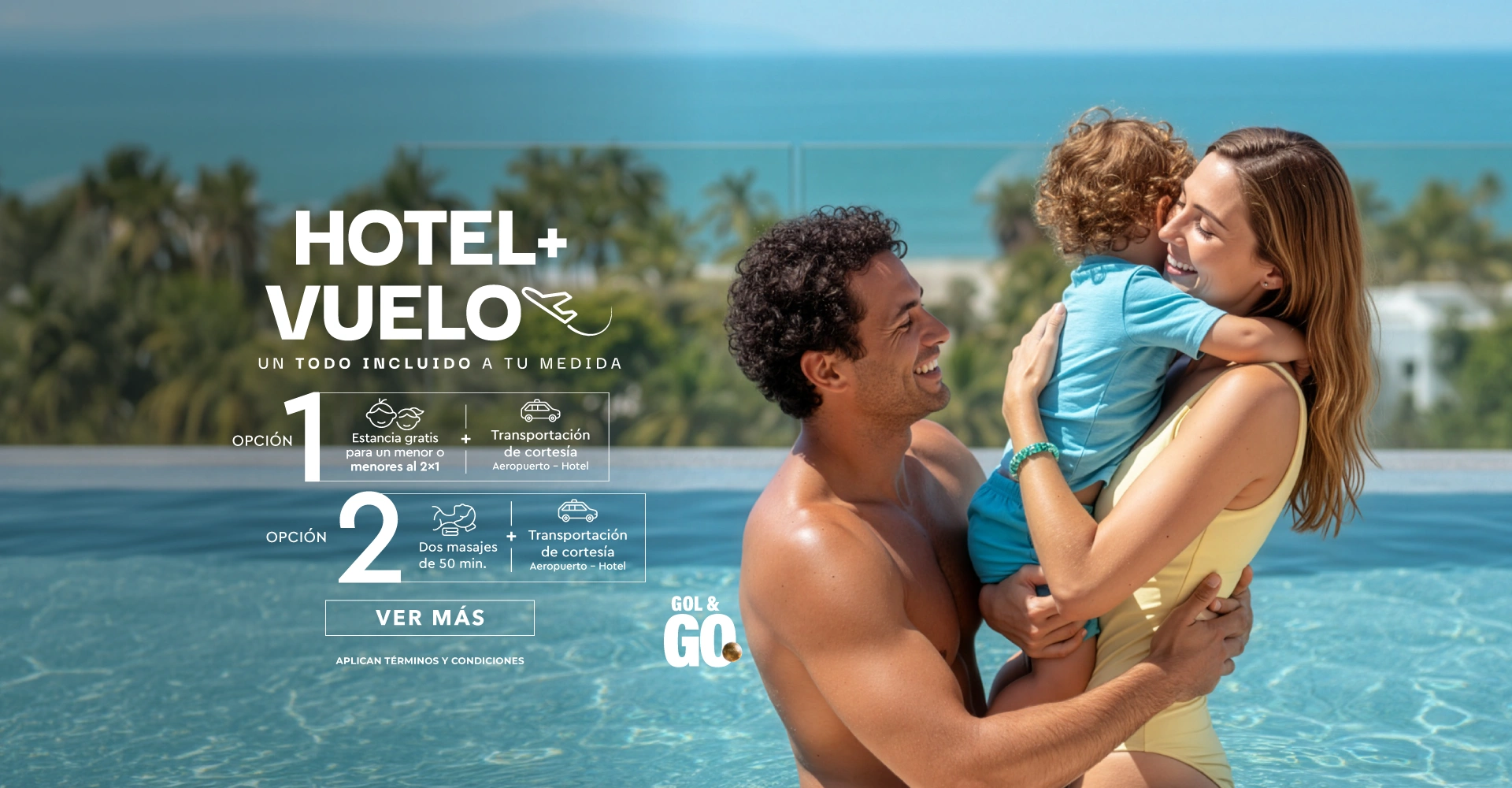 Paquete Hotel + Vuelo tus vacaciones en la playa