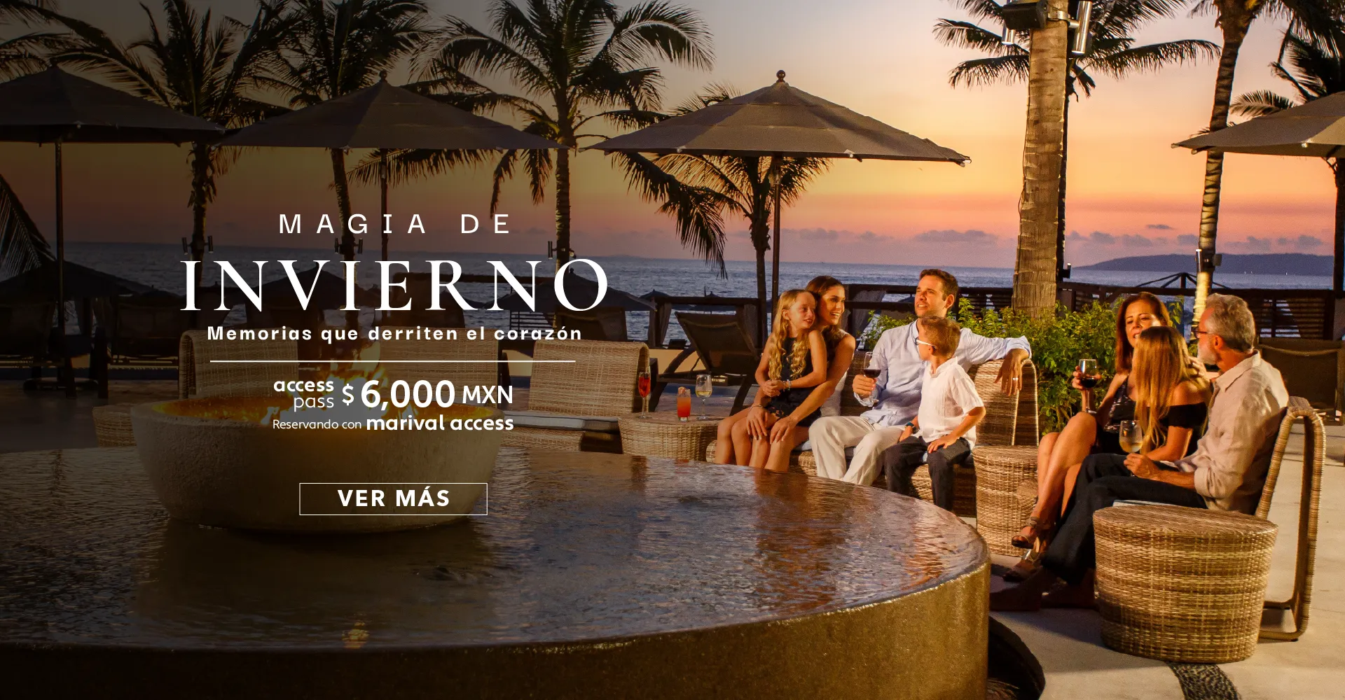 Vacaciones de invierno en la playa en Nuevo Vallarta