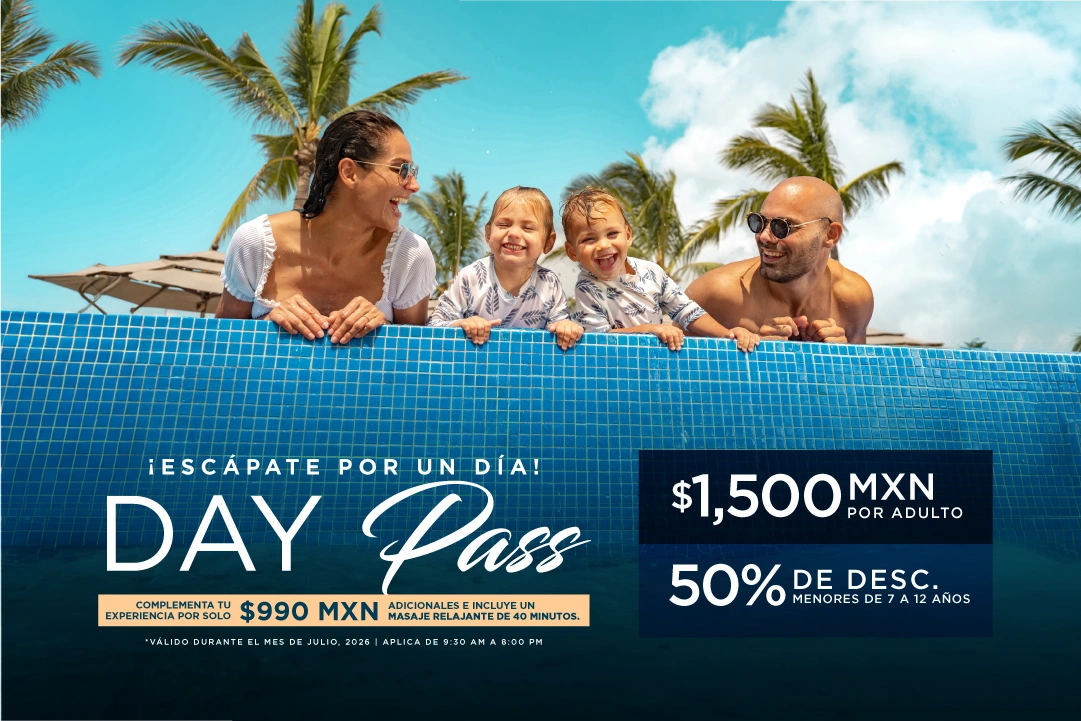 Day pass Mozzamare Beach club Nuevo vallarta