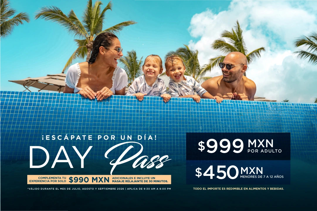 Day pass Mozzamare Beach club Nuevo vallarta
