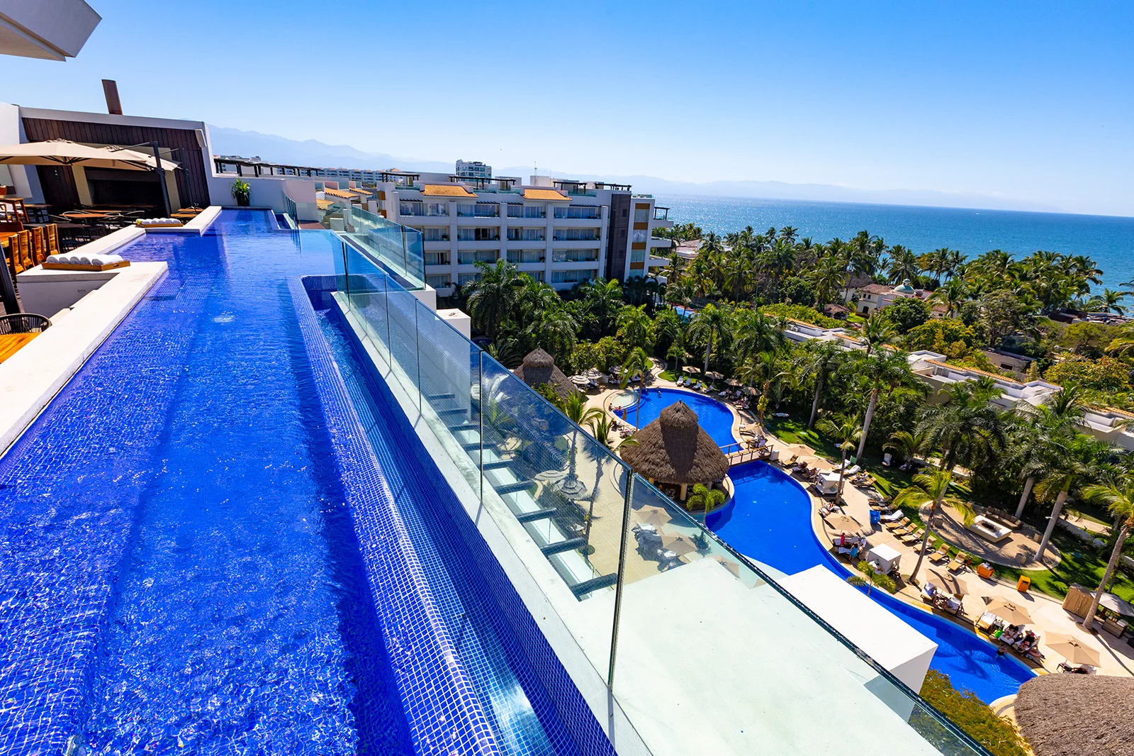 Alberca en las alturas